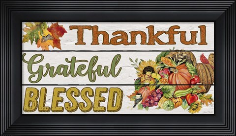 Framed Thanksgiving-I Print