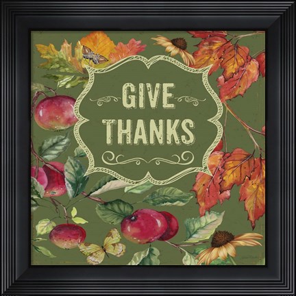 Framed Thanksgiving-K Print