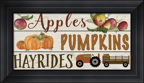 Framed Hayrides-A Print