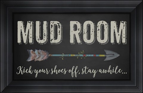 Framed Mud Room-B Print