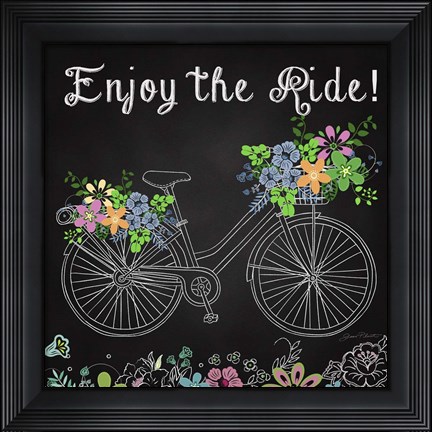 Framed Enjoy the Ride Print