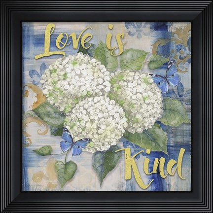 Framed Love Is I Print
