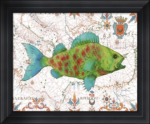 Framed Nautical Treasures-A Print