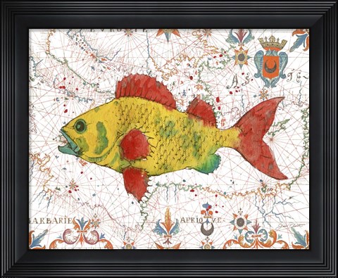Framed Nautical Treasures-C Print