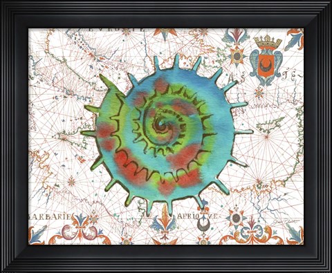 Framed Nautical Treasures-M Print