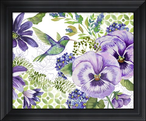 Framed Purple Passion Print
