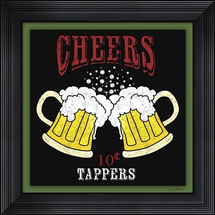 Framed Cheers Beer 2 Print