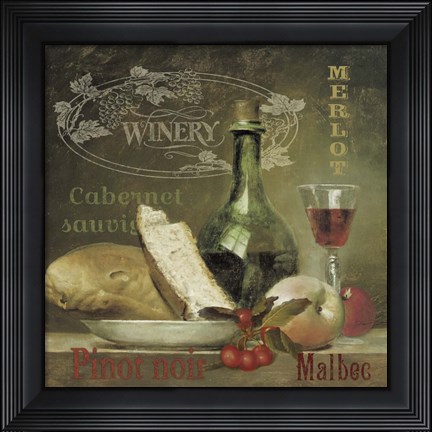 Framed Winery Print