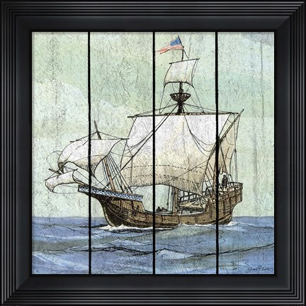 Framed Nautical Ships-A Print