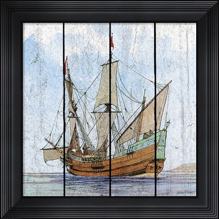 Framed Nautical Ships-C Print