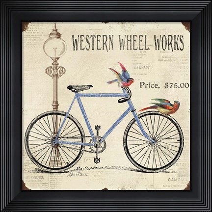 Framed Western Wheel Works Print