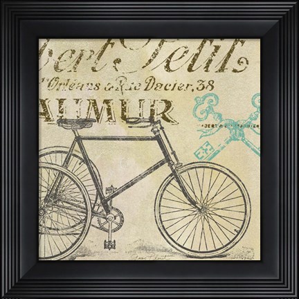 Framed Paris  -  Tricycle A Print
