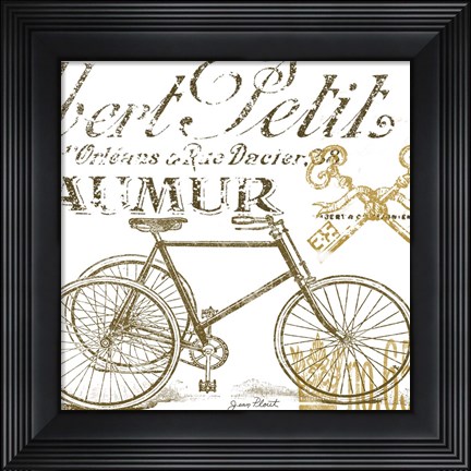 Framed Paris  -  Tricycle B Print