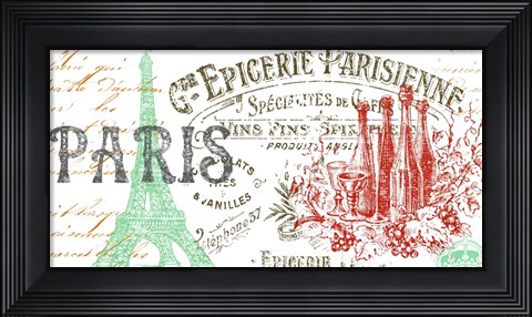 Framed Parisienne B Print