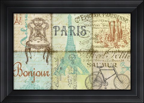 Framed Parisienne 1 Print