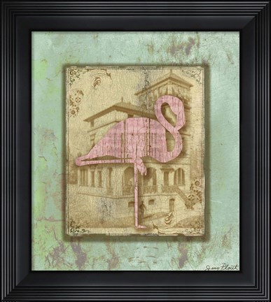 Framed Bird Silhouette 1 Print