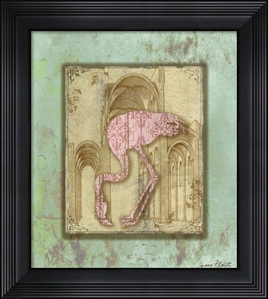 Framed Bird Silhouette 2 Print