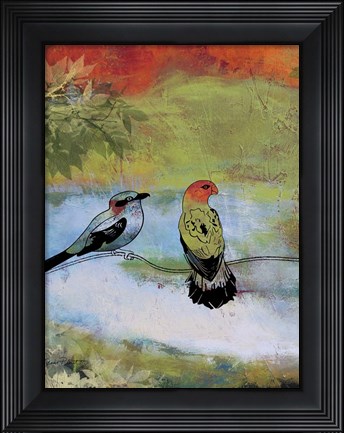 Framed Birds In The Valley  -  A Print