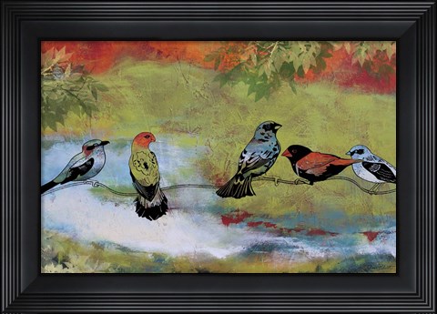 Framed Birds The Valley Print