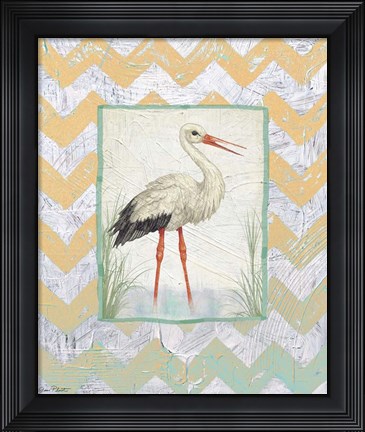 Framed Crane Print