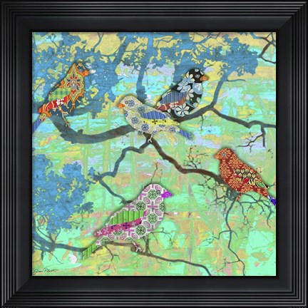 Framed Finch Paradise Print