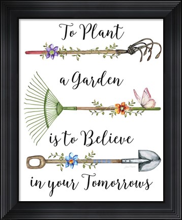Framed Garden Inspiration - A Print