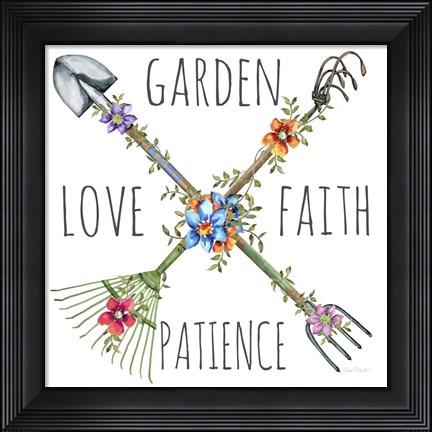Framed Garden Inspiration - B Print