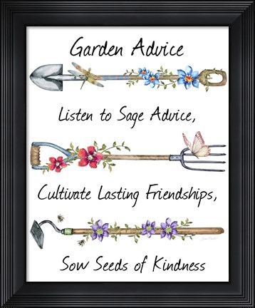 Framed Garden Inspiration - D Print