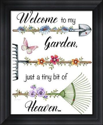 Framed Garden Inspiration - E Print