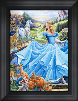 Framed Cinderella Print