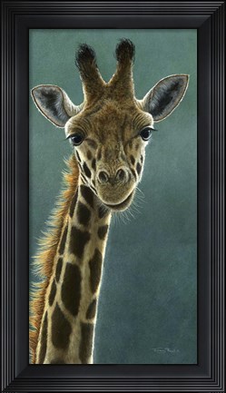 Framed Giraffe Beauty Print