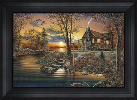 Framed As Night Falls Print