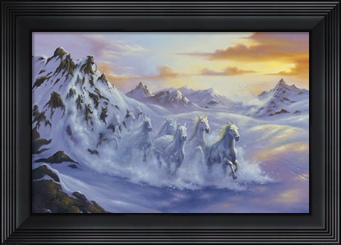 Framed After The Storm Print