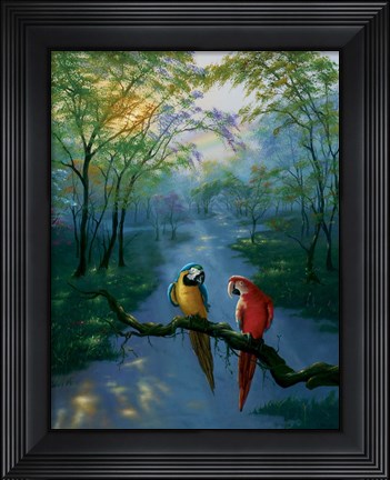 Framed Colors Of The Rainbow Print