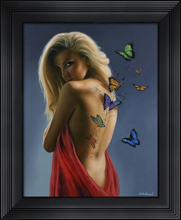 Framed Disappearing Ink Print