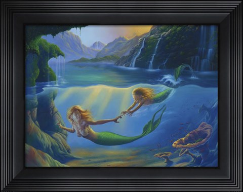 Framed Mother And Child Print