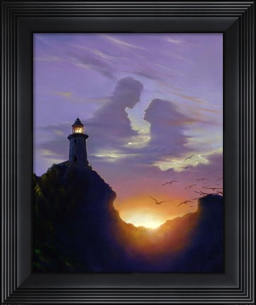 Framed Shining Brightly Print