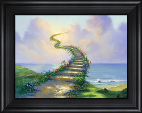 Framed Stairway To Heaven Print