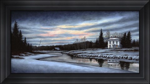 Framed Winter Dawn Print