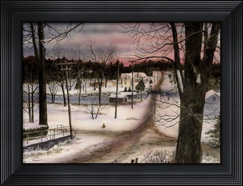 Framed Winters Day Print
