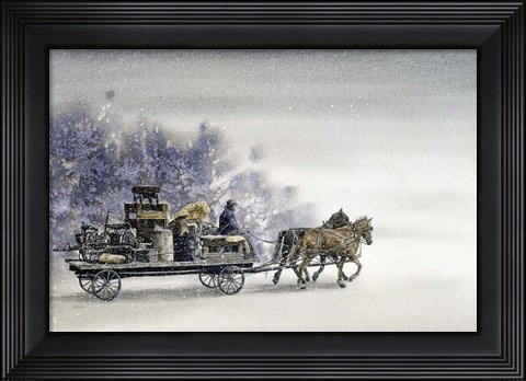 Framed Against the Wind Print