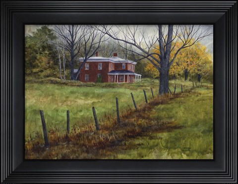Framed Autumn in the Valley Print
