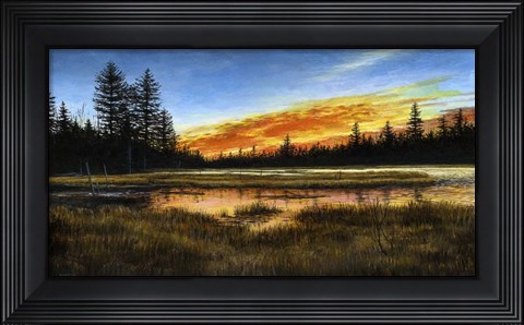 Framed Blazing Quietude Print