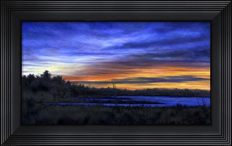 Framed Blue Ribbon Print