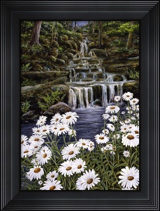Framed Cascade Flora Print
