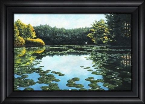 Framed Early Morning Rise Print