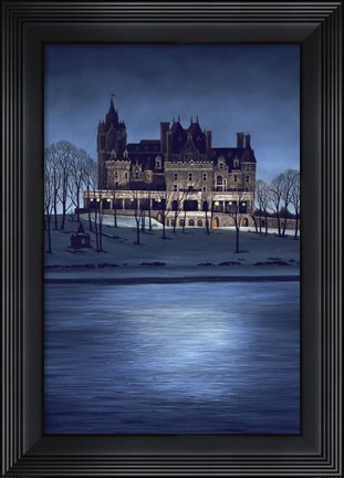 Framed Embers in the Night Print