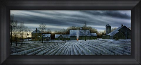 Framed Eve Fires Print