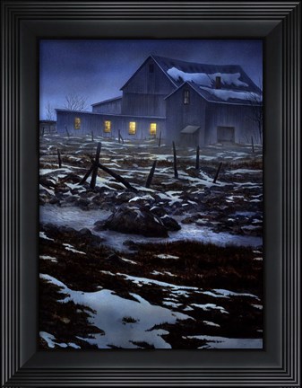 Framed Evening Mist Print