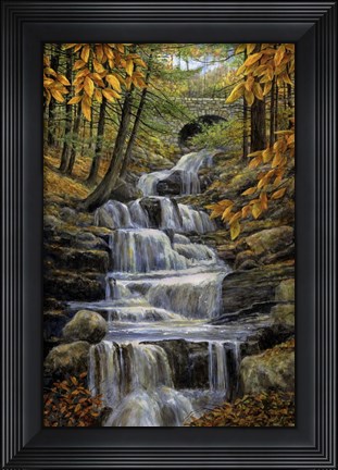 Framed Falling Water Print